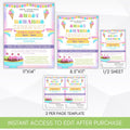 classroom rewards recognition ceremony invite printable editable invitation digital download